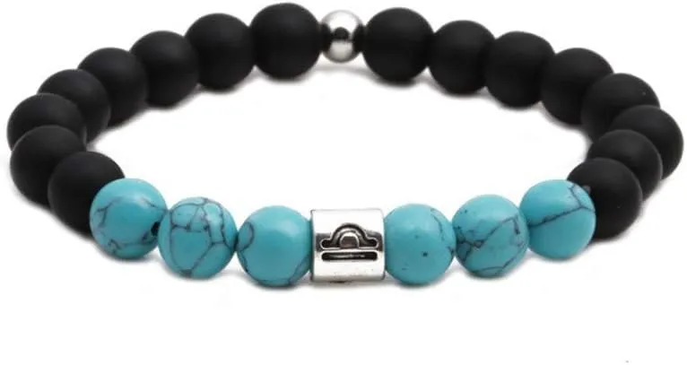 Man Libra Zodiac Sign Bracelet Women Lucky Friendship Bracelet Constellation Jewelry for Women Birthday Anniversary Christmas