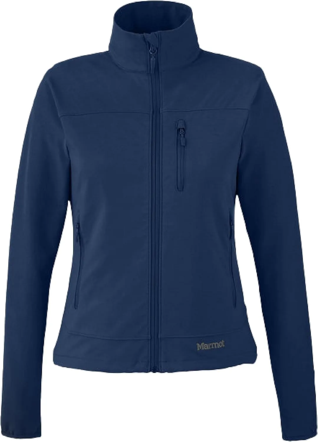 MARMOT Women's Tempo Jacket | Women's Soft Shell Jacket for Mild Summer and Fall Weather Hiking and Backpacking, Arctic Navy, Large