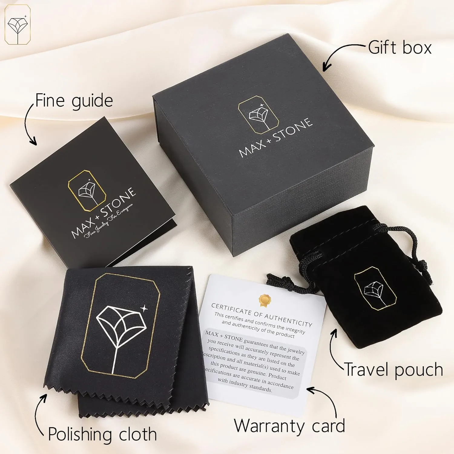 MAX   STONE Solid 10K Gold Oval Cut Gemstone Rings for Women | Anti Tarnishing Halo Birthstone Rings | Real 10kt Gold Statement Cocktail Ring in Sizes 6 to 8 with Gift Box