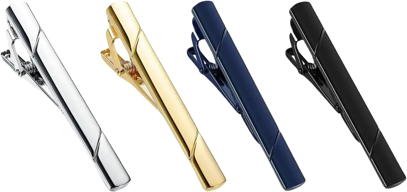 Men's tie clip, suitable for wedding business gift 2 sets.