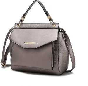 MKF Collection Satchel Convertible Handbag, Womens Backpack, Satchel & Crossbody 3-in-1 Top-Handle Purse