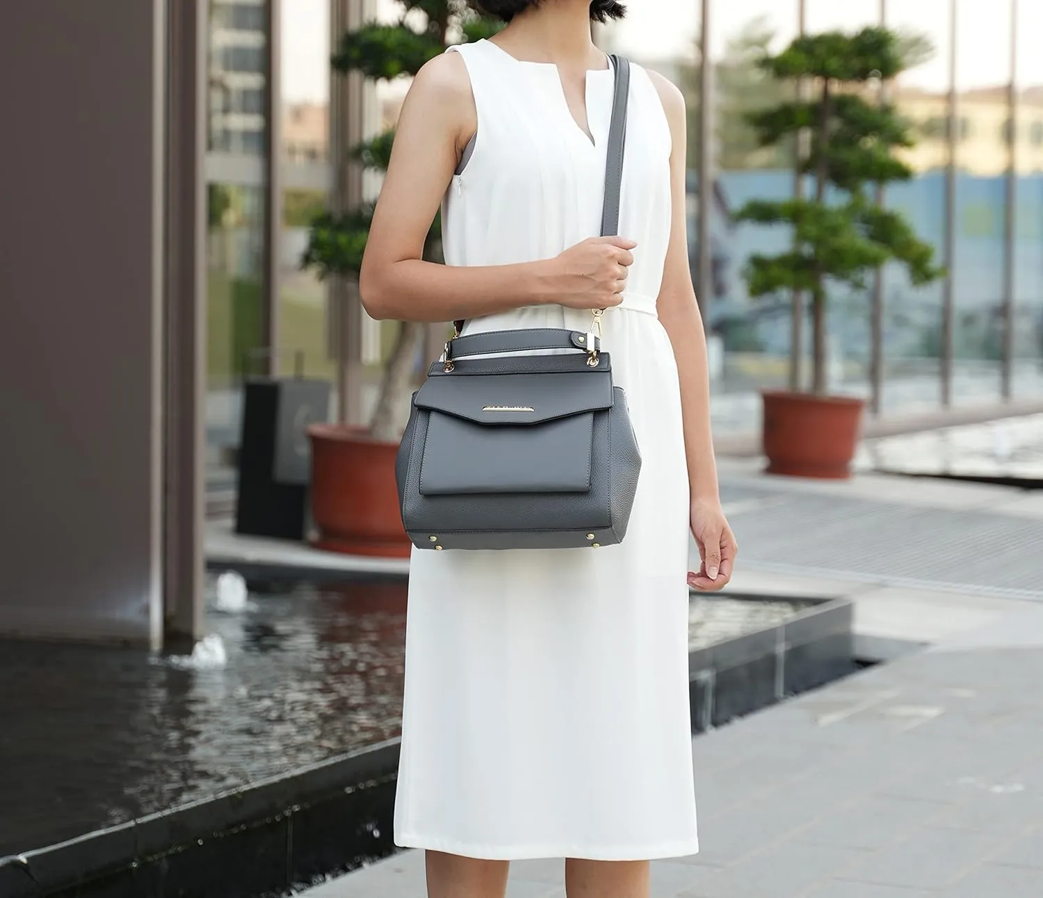 MKF Collection Satchel Convertible Handbag, Womens Backpack, Satchel & Crossbody 3-in-1 Top-Handle Purse