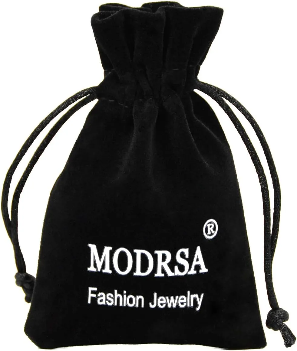 MODRSA Faux Septum Nose Rings - Clip on Septum Ring, Non Piercing Fake Nose Jewelry - Silver, Gold, Black