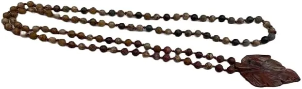 Natural Red Creek Jasper and Picture Jasper 6mm 108 Mala Beads, Spiritual, Meditation Beads, Reiki, Japa Mala, Buddhist Prayer Beads, Yoga Bracelet, healing beads LKMALA-RRGU-1982