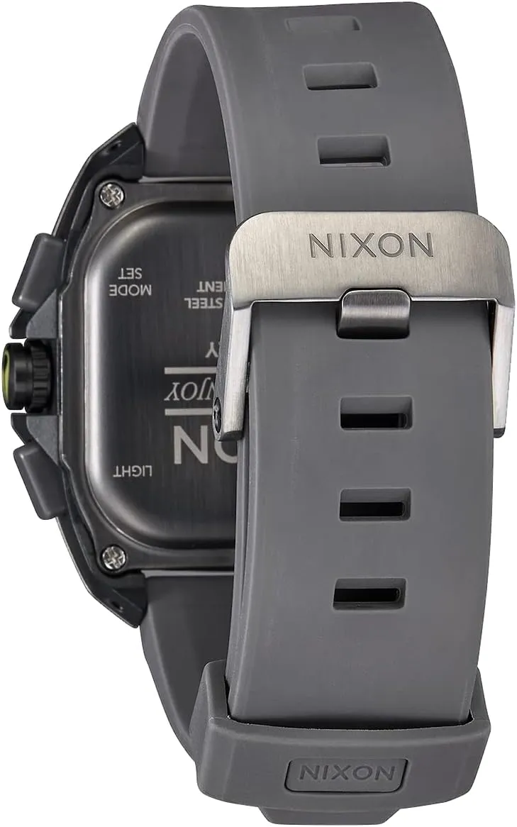NIXON Ripley A1267 - Analog and Digital Watch for Men - Expedition and Adventure Sport Watch - Men's Fashion Watch - 47mm Watch Face, 23mm PU Band