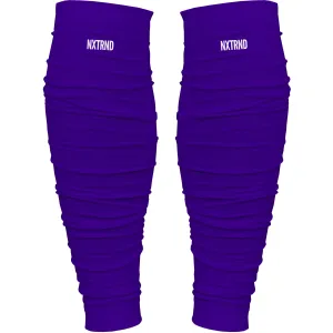 NXTRND Scrunch Football Leg Sleeves Purple