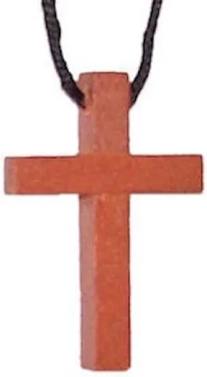 Oriental Trading Co. 48 Wholesale Wooden Cross Necklaces