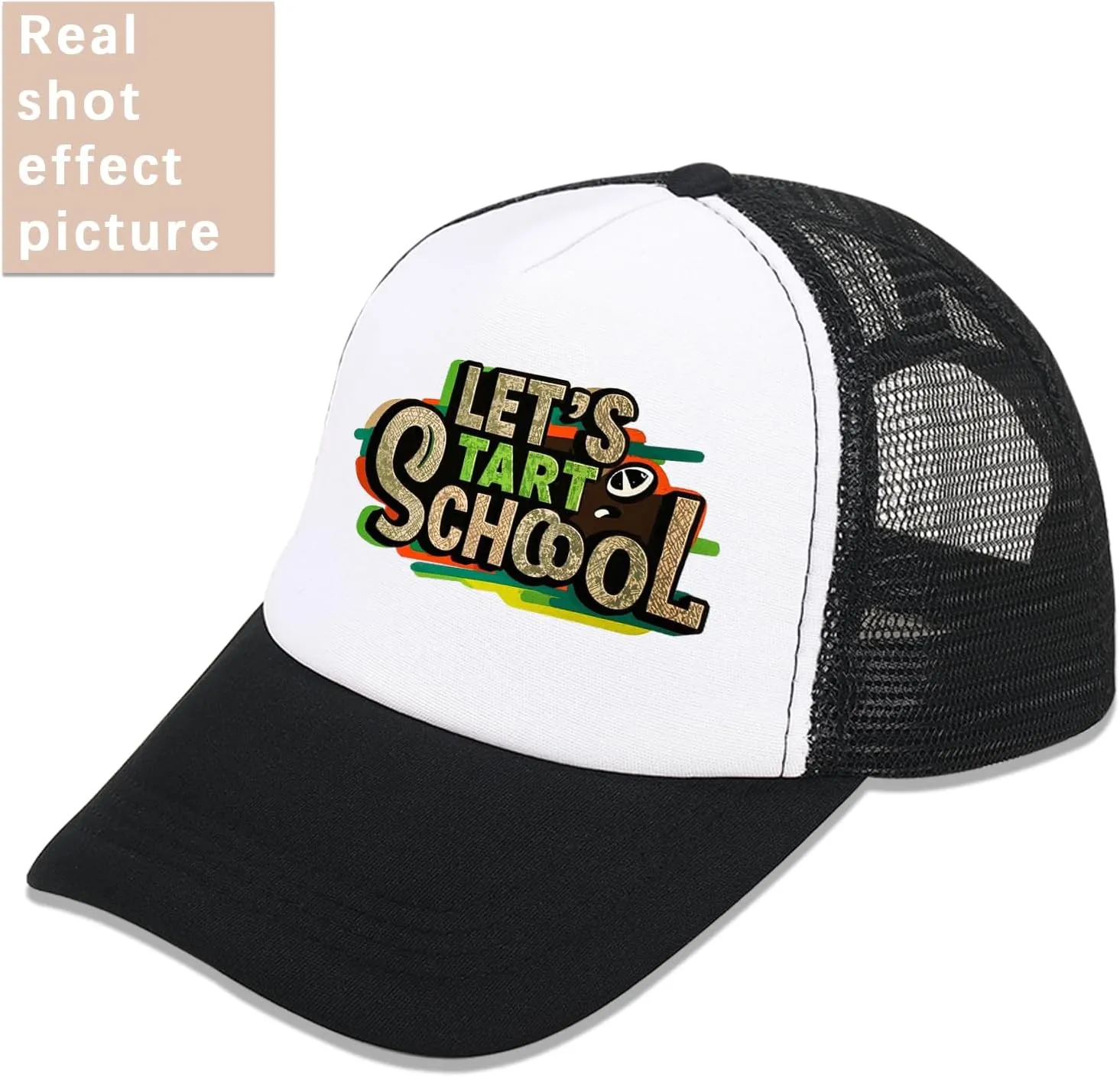 ORJ Unisex Sublimation Blank Mesh Baseball Cap Polyester Mesh Trucker Hat Bulk