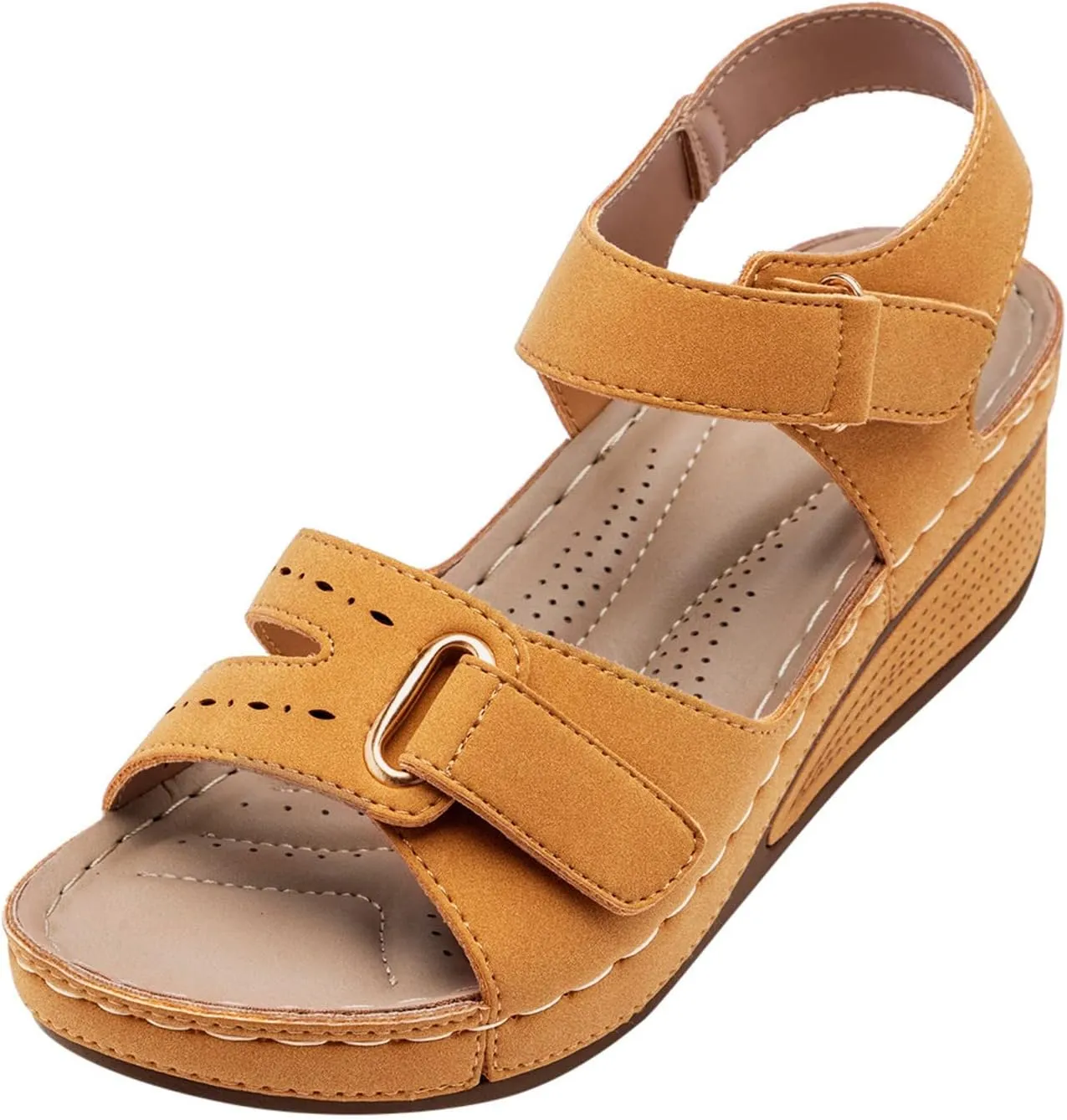 Orthopedic Sandals for Women Dressy Summer Comfortable Walking Sandals Arch Support Platform Sandals Casual Shoes