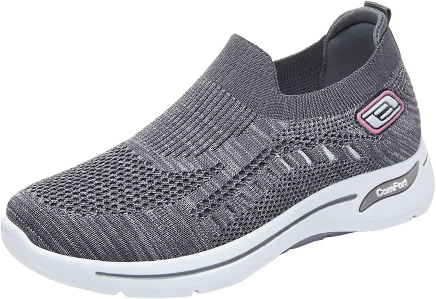 Orthopedic Shoes for Women Breathable Mesh Lightweight Mesh Casual Fashion Sneakers Wide Slip-on Tennis Shoes