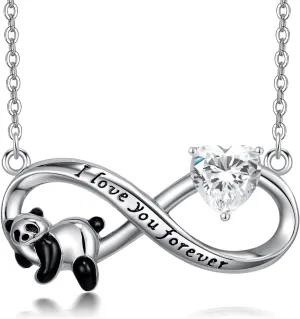 PELOVNY Sterling Silver Rabbit/Cat/Snail/Deer/Unicorn/Monkey/Elephant/Hummingbird/Butterfly Necklace Sterling Silver Animal Themed Jewelry Christmas Halloween Gifts For Women Girls Animal Lover