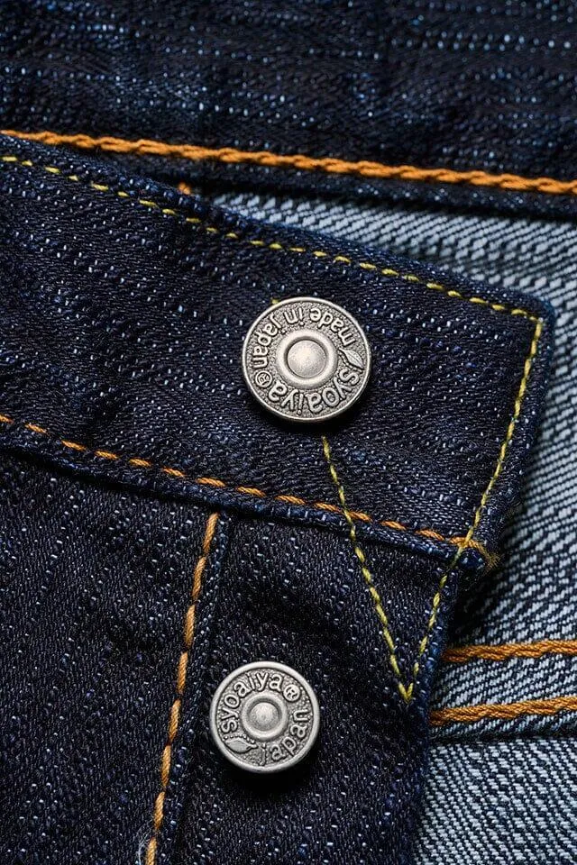 Pure Blue Japan - [1167] 13oz Extra Slub Stretch Denim Relaxed Tapered One Wash - Indigo