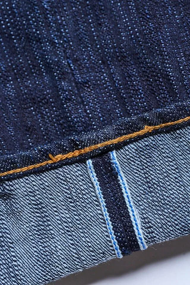 Pure Blue Japan - [1167] 13oz Extra Slub Stretch Denim Relaxed Tapered One Wash - Indigo