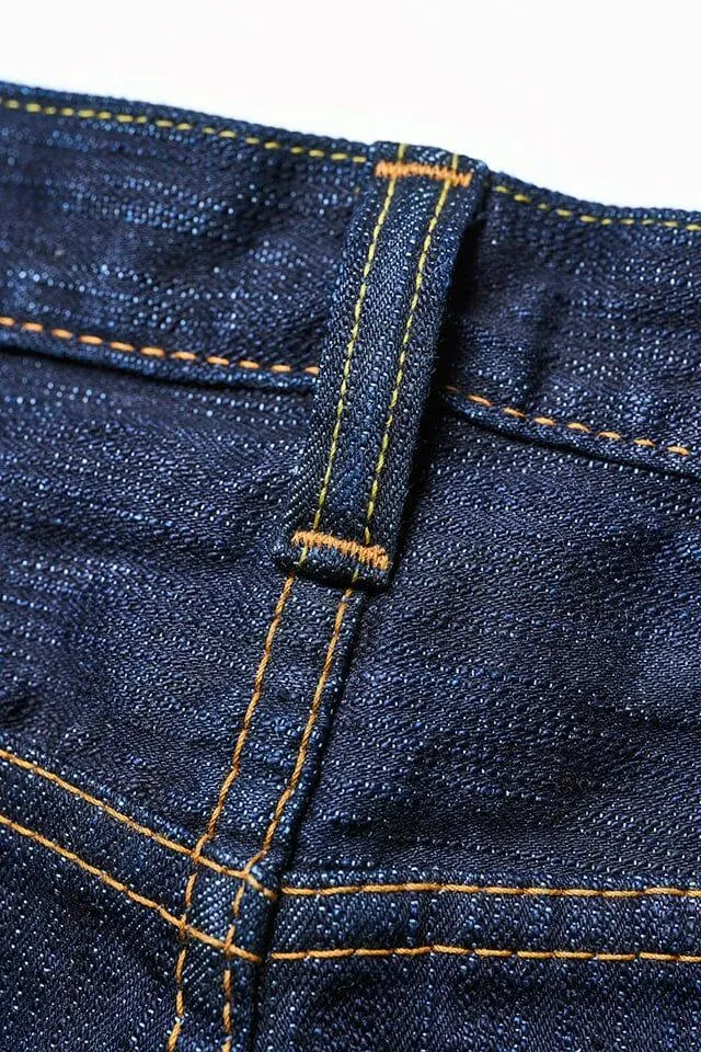 Pure Blue Japan - [1167] 13oz Extra Slub Stretch Denim Relaxed Tapered One Wash - Indigo
