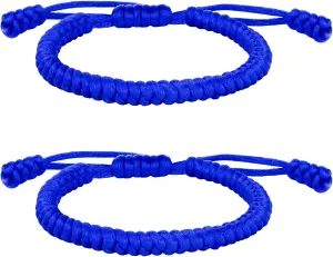 Red Bracelets for Women Protection Red Protection Bracelet Valentines Gift Red String Bracelet String Men 2PCS Valentines Day Gift for Couple Friend Gifts for Women Birthday Gifts Red Blue Black