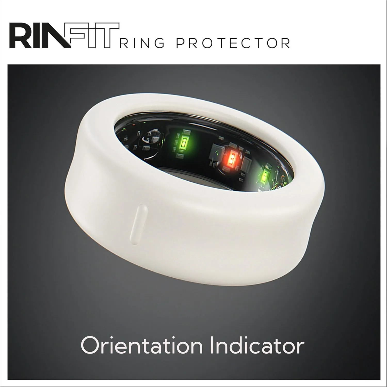 Rinfit Smart Ring Protectors- Fits 8mm and 7mm Smart Rings - Silicone Ring Cover for Working Out - ClassicFit