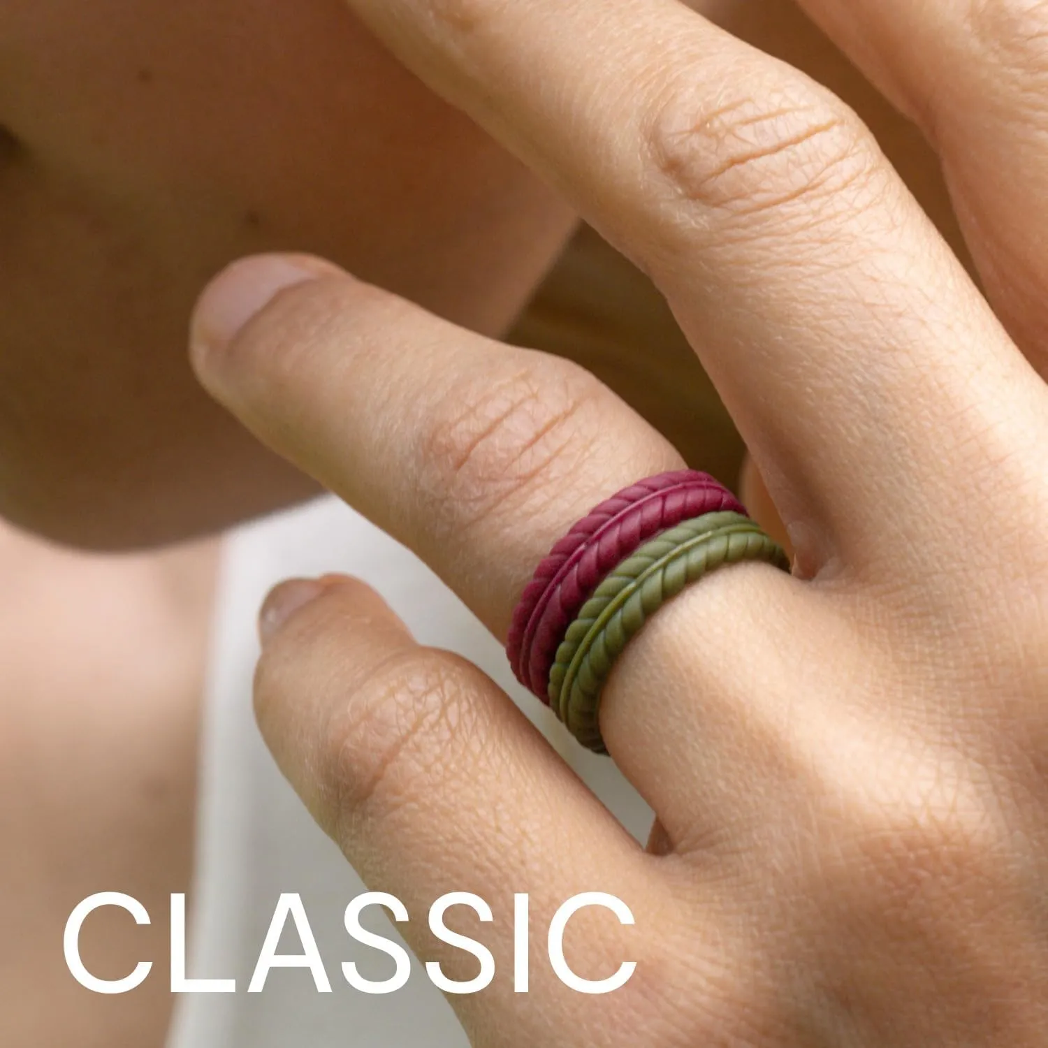 ROQ Silicone Rubber Wedding Ring for Men, Comfort Fit, Men's Wedding Band, Durable, Breathable Rubber Engagement Ring/Band, Step Edge, Multi Packs, Multi Colors