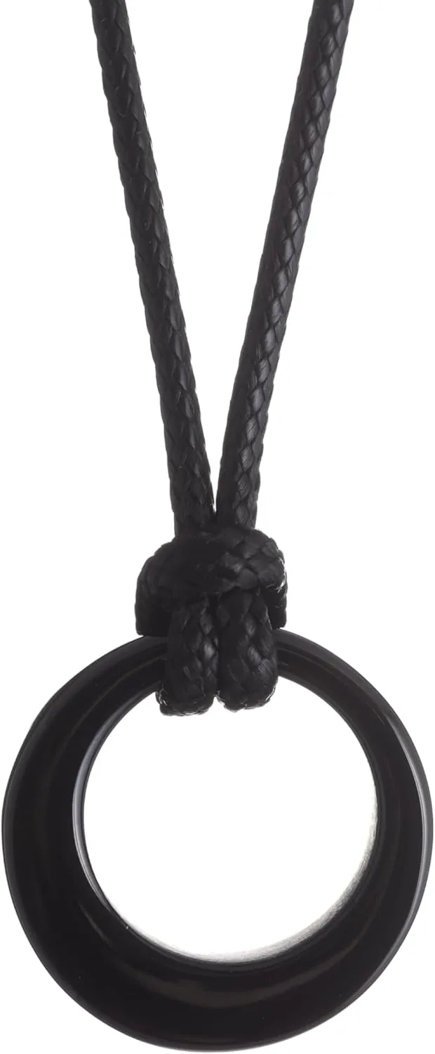 Sacina Gothic Boho Black O Ring Choker Necklace, Black Boho Gothic Choker Necklace, Christmas Jewelry Gift For Women