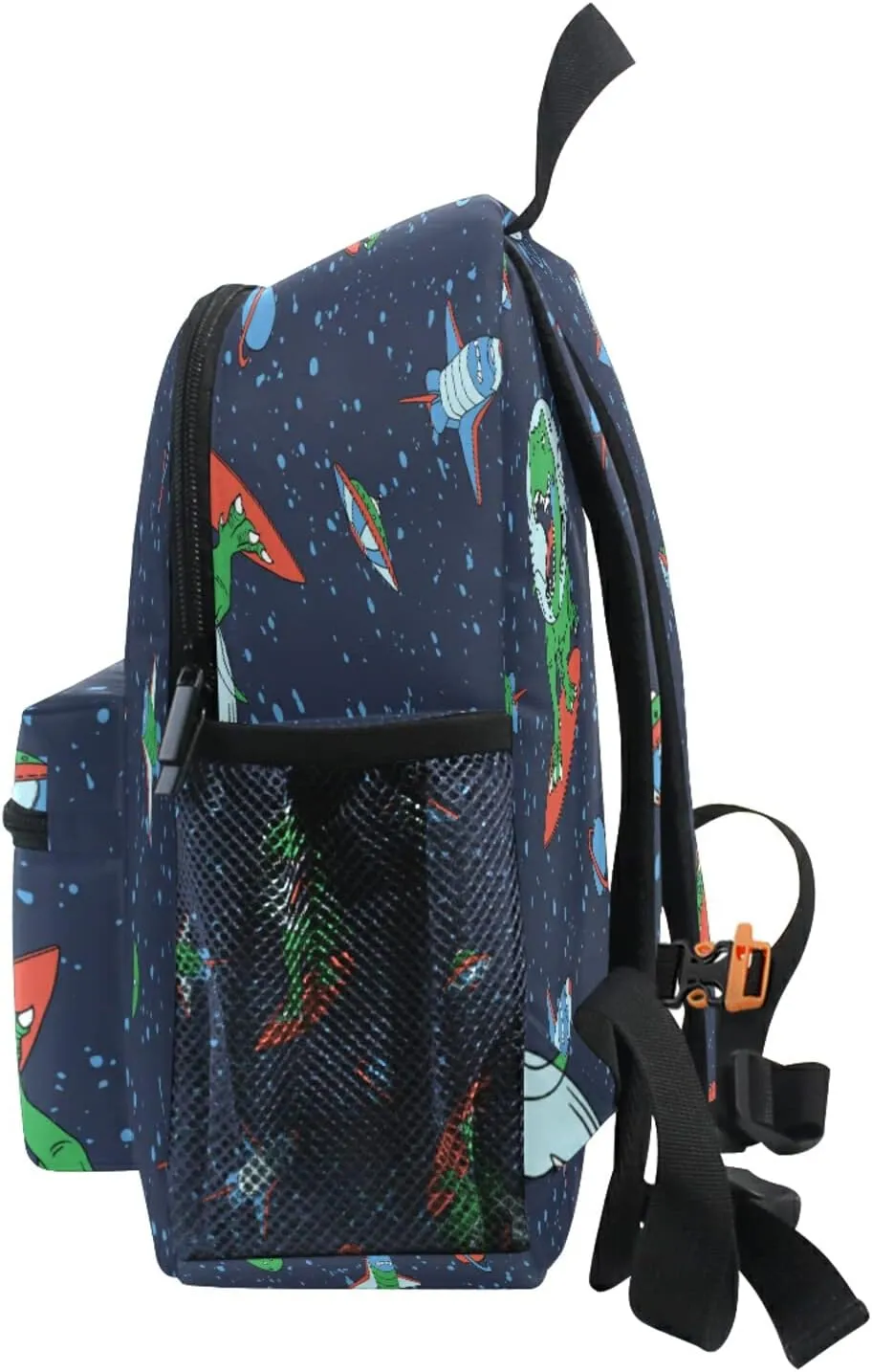 senya Astronaut Dinosaur Kids Backpack with Chest Clip, Toddler Schoolbag Preschool Bag for Girls Boys