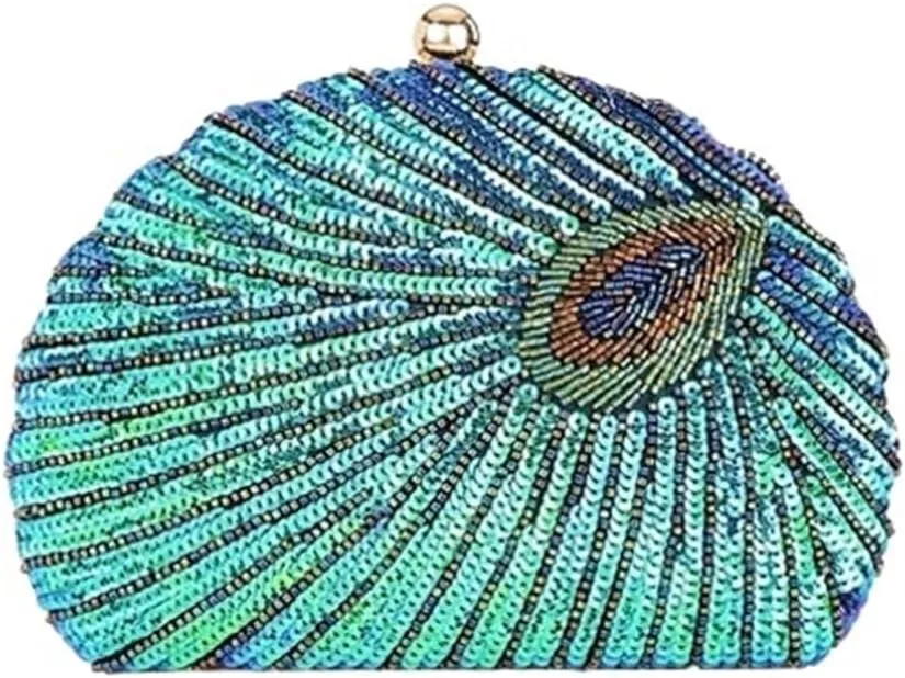 Sequin Bag Sequins Beading Handbag Evening Bag Party Purse Bridal Wedding Clutch