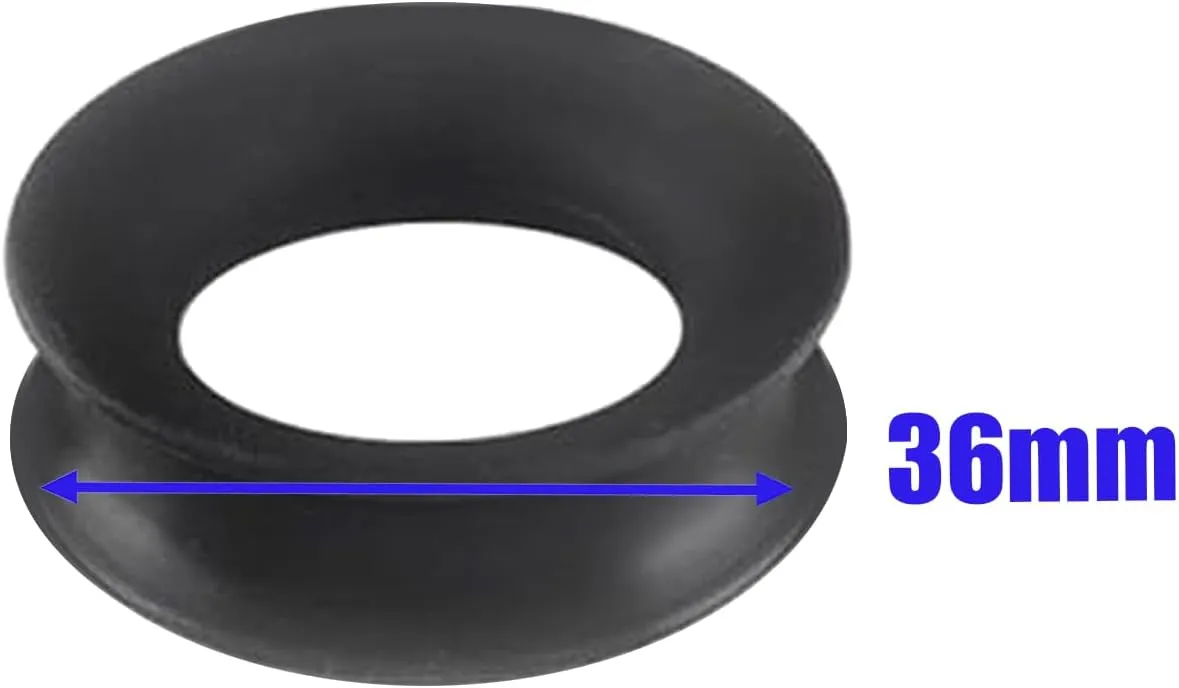 Silicone Double Flared Ear Plugs - Sold as a Pair