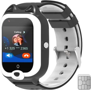 Simple Kids Smart Phone Watches for Young Girls Boys, Real Time GPS Tracking,Video Calling, Camera, Pedometer, 7puzzle Games 4G Kids Smart Watch for Children