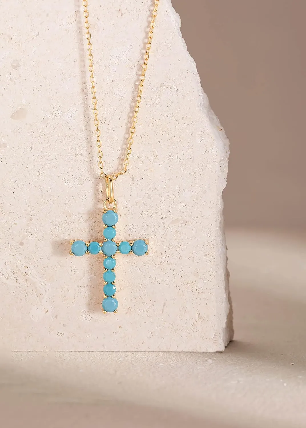S.Leaf Cross Necklace for Women Gold Diamond Cross Necklaces for Women Sterling Silver Cross Pendant Necklaces for Women Birthday Anniversary