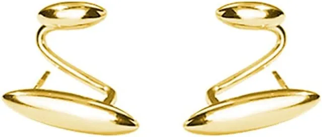 SLUYNZ 925 Sterling Silver Cuff Earrings Piercing for Women Minimalist Crawler Earrings Wrap Huggie Studs