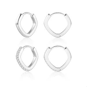 Small Earrings Sets 14K Gold 925 Sterling Silver Hoop Earrings for Women Huggie Cartilage Earring Set Cute Mini Thin Tragus Hoops Multiple Piercings Aretes Earrings Sets for Women Trendy ( 6-8-10-12-14-16 )mm