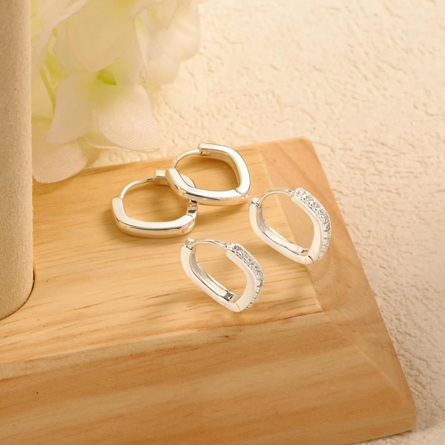 Small Earrings Sets 14K Gold 925 Sterling Silver Hoop Earrings for Women Huggie Cartilage Earring Set Cute Mini Thin Tragus Hoops Multiple Piercings Aretes Earrings Sets for Women Trendy ( 6-8-10-12-14-16 )mm