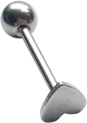 Stainless Steel Tongue Jewelry Heart Nose Ring Men's Women's Piercing Rings for Body Piercing