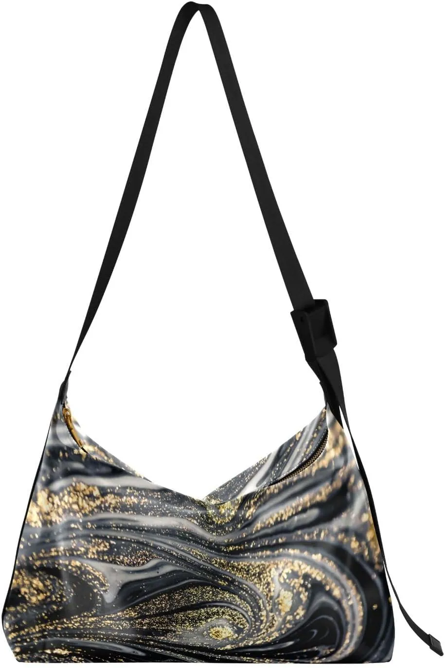 Starry Night Hobo Crossbody Bags for Women Leather Large Shoulder Bag Cross Body Mable Style Trendy Womens Tote Bags Handbag for Travel Shopping