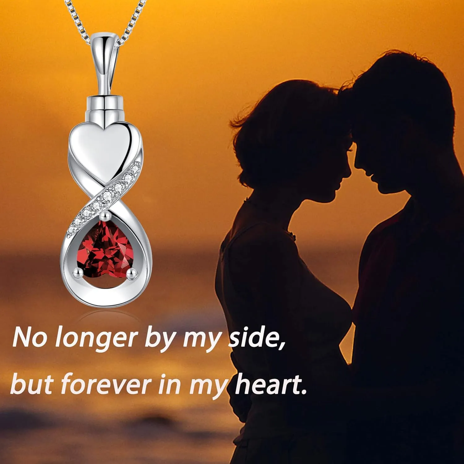 Sterling Silver Urn Neckalce for Ashes for Women: Cremation Jewelry for Women - Ashes Keepsake Pendant Memorial Jewelry Gifts for A Loss of Loved Ones