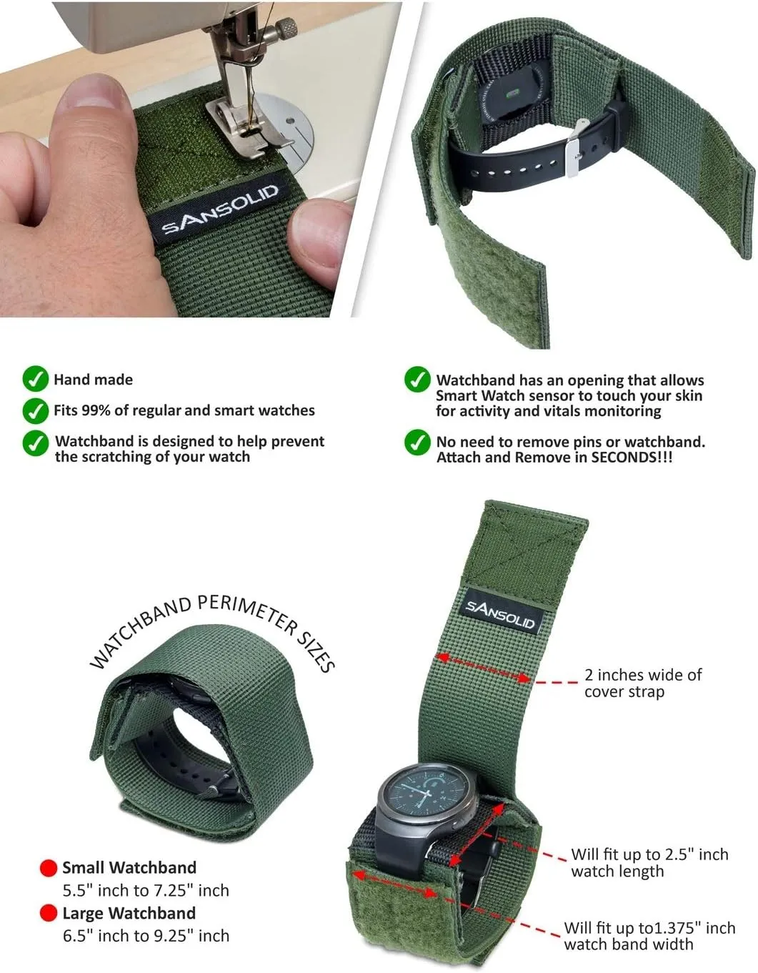Tactical Military Watchband Cover To Keep And Protect Your Watch