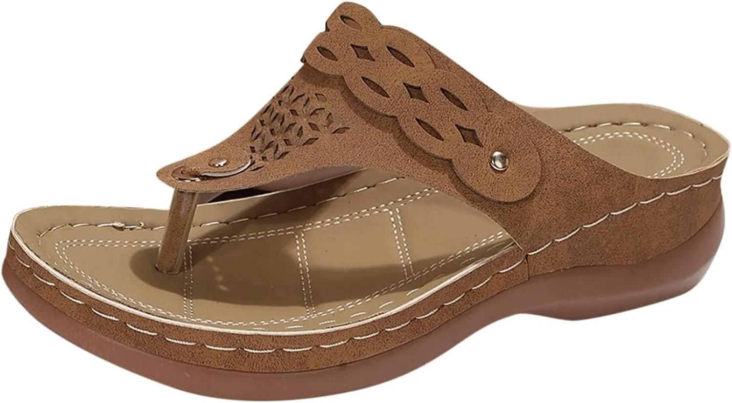 Thong Sandals for Women Rhinestones Elastic T Strap Flip Flops Flats Ladies Boho Summer Low Heel Casual Flat Shoes 2025 Fashion T-Strap Beaded Flower Bohemian Pearl Crystal Beach Flip-Flop
