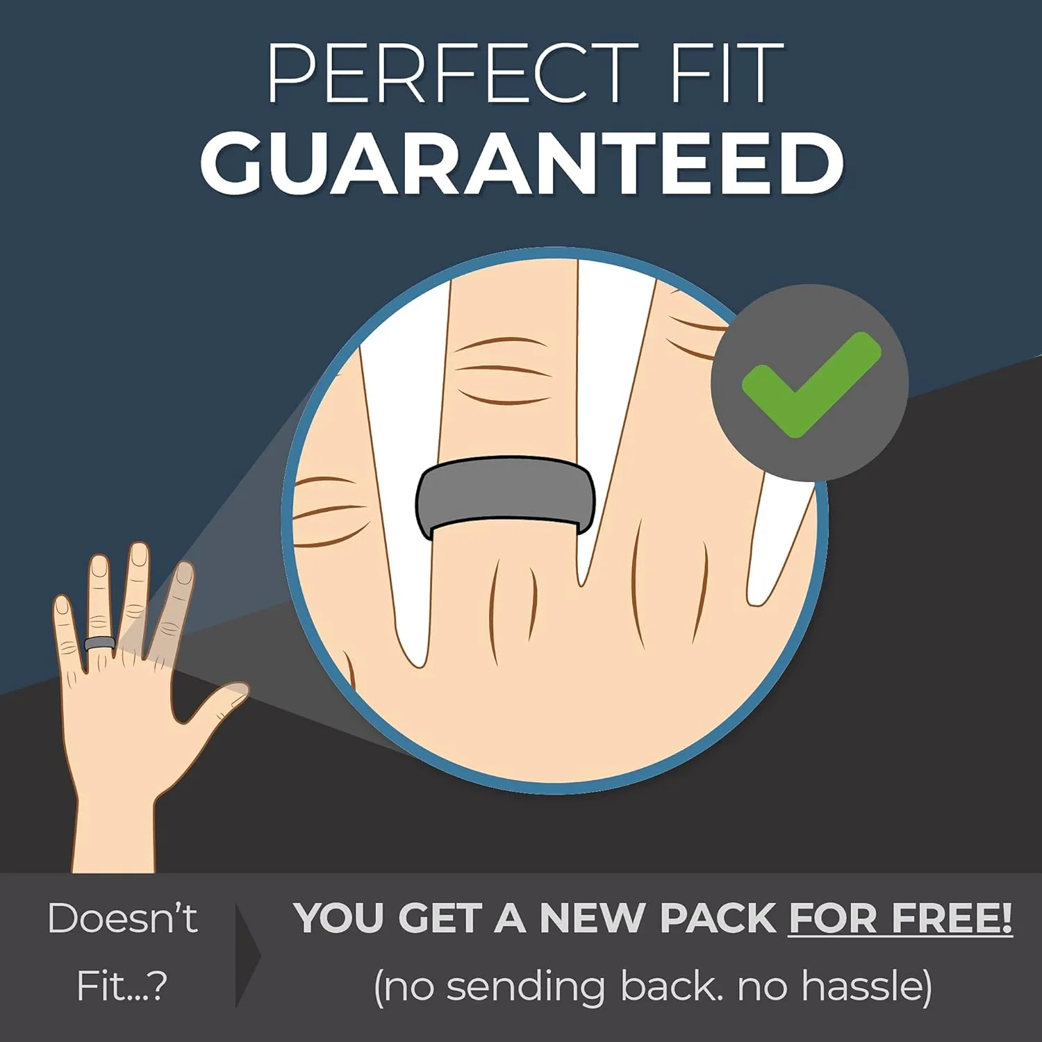 ThunderFit Silicone Wedding Rings for Men, Breathable Step Edge 2 Layers 10mm Wide 2.3mm Thick - 1/4/7 Variety Multipack