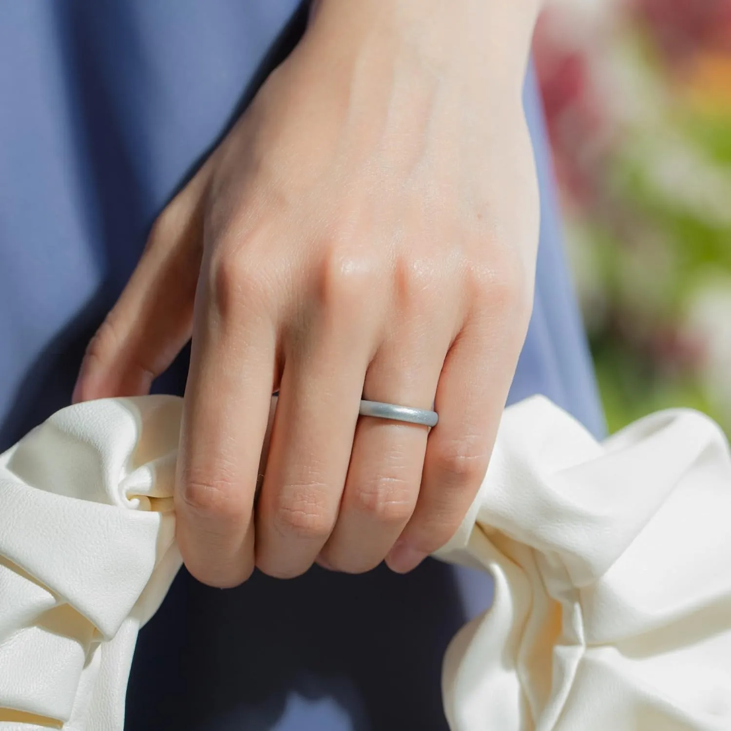 ThunderFit Women Silicone Wedding Bands - Stackable Rings Pack (Set of 3) - Unique Designs