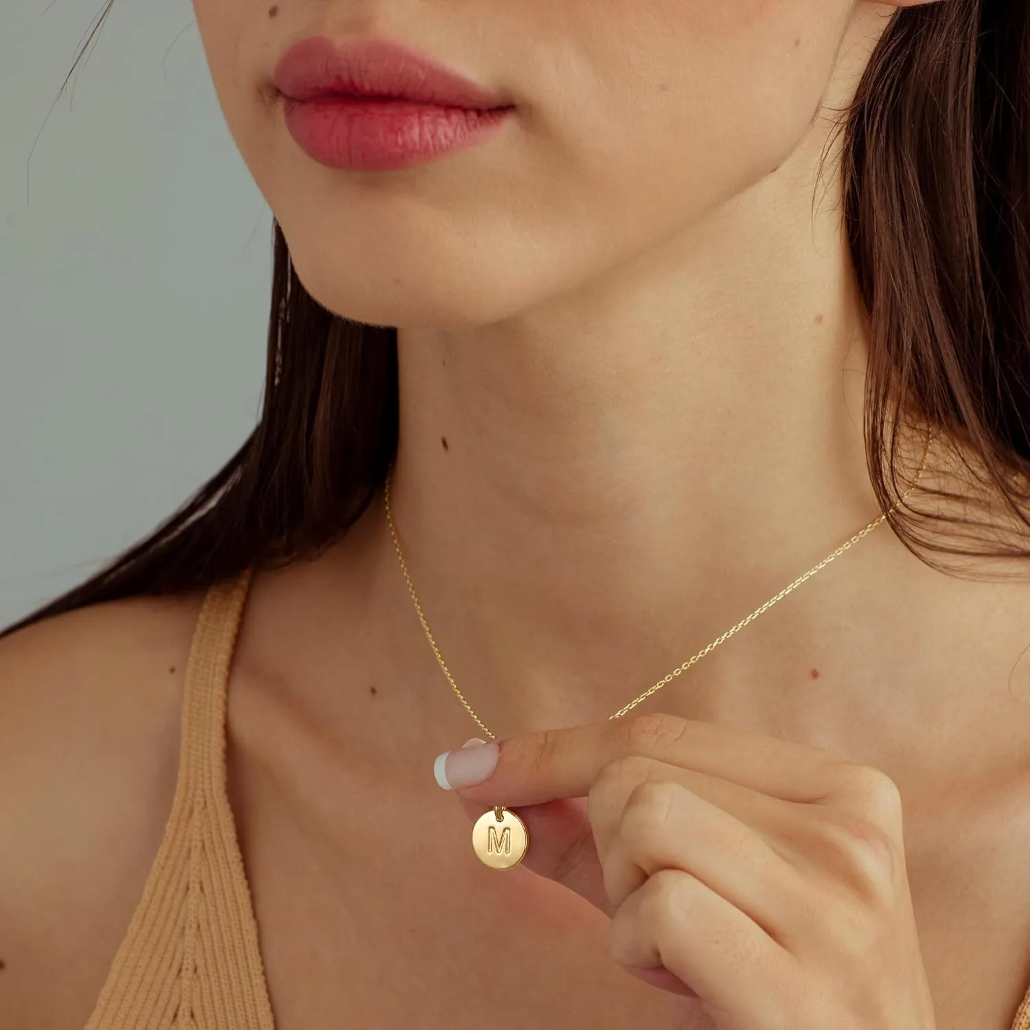 Turandoss Layered Pearl Necklaces for Women - Initial Necklaces, Dainty Gold Necklace, Initial Letter A-Z Pendant, Women's Gold Jewelry Gifts
