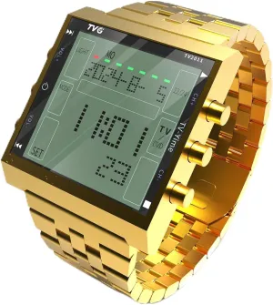 TVG Men's Digital Watch,Military Sports Waterproof LED Watch with Remote Alarm,Stopwatch and Digital TV,Fashion Casual Wrist Tactical Army Watch for Men