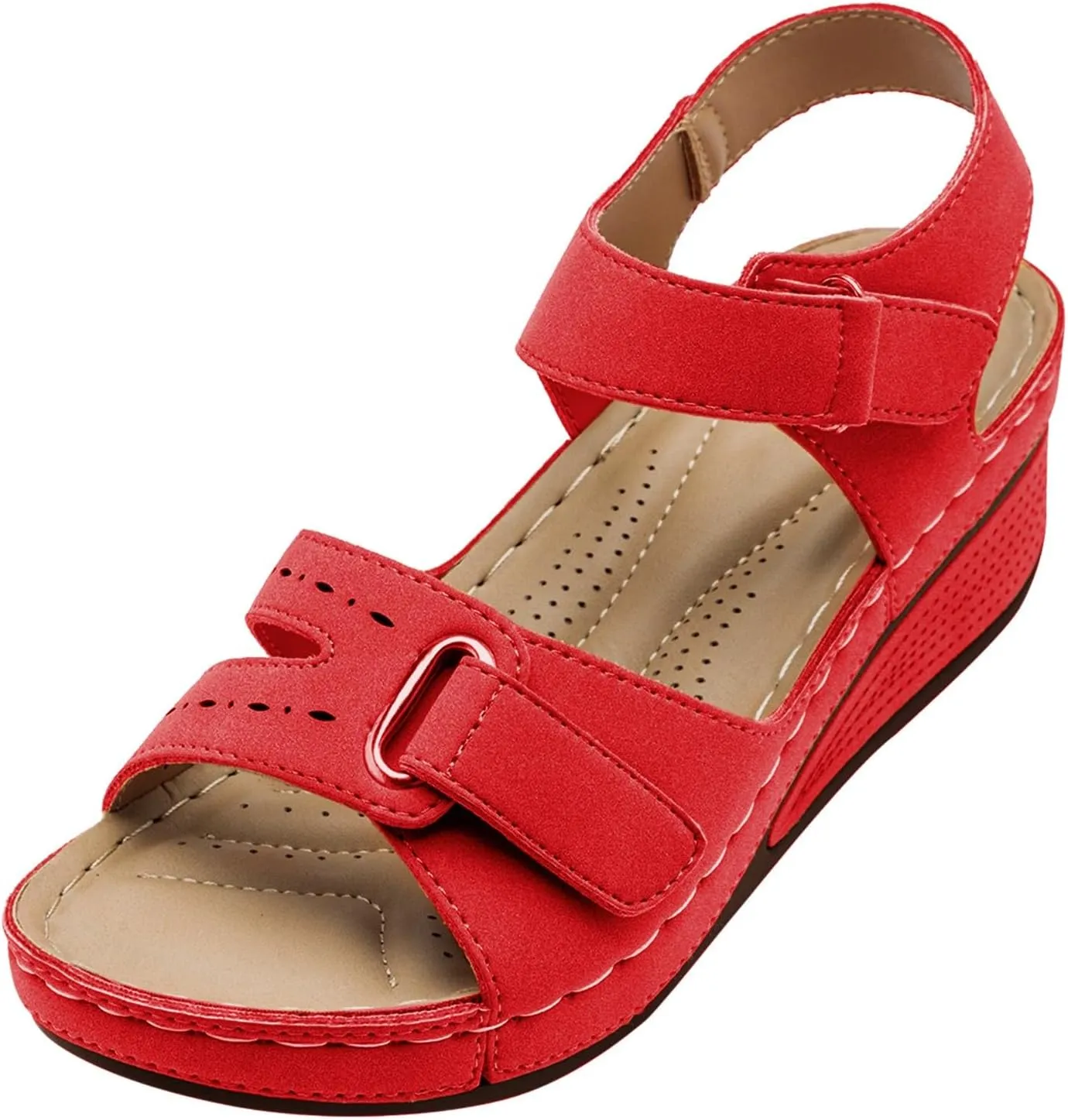 Wedge Sandals for Women Platform Open Toe Wedge Sandals Womens Comfortable Dressy Wide Width Sandals Summer Sandal Shoes