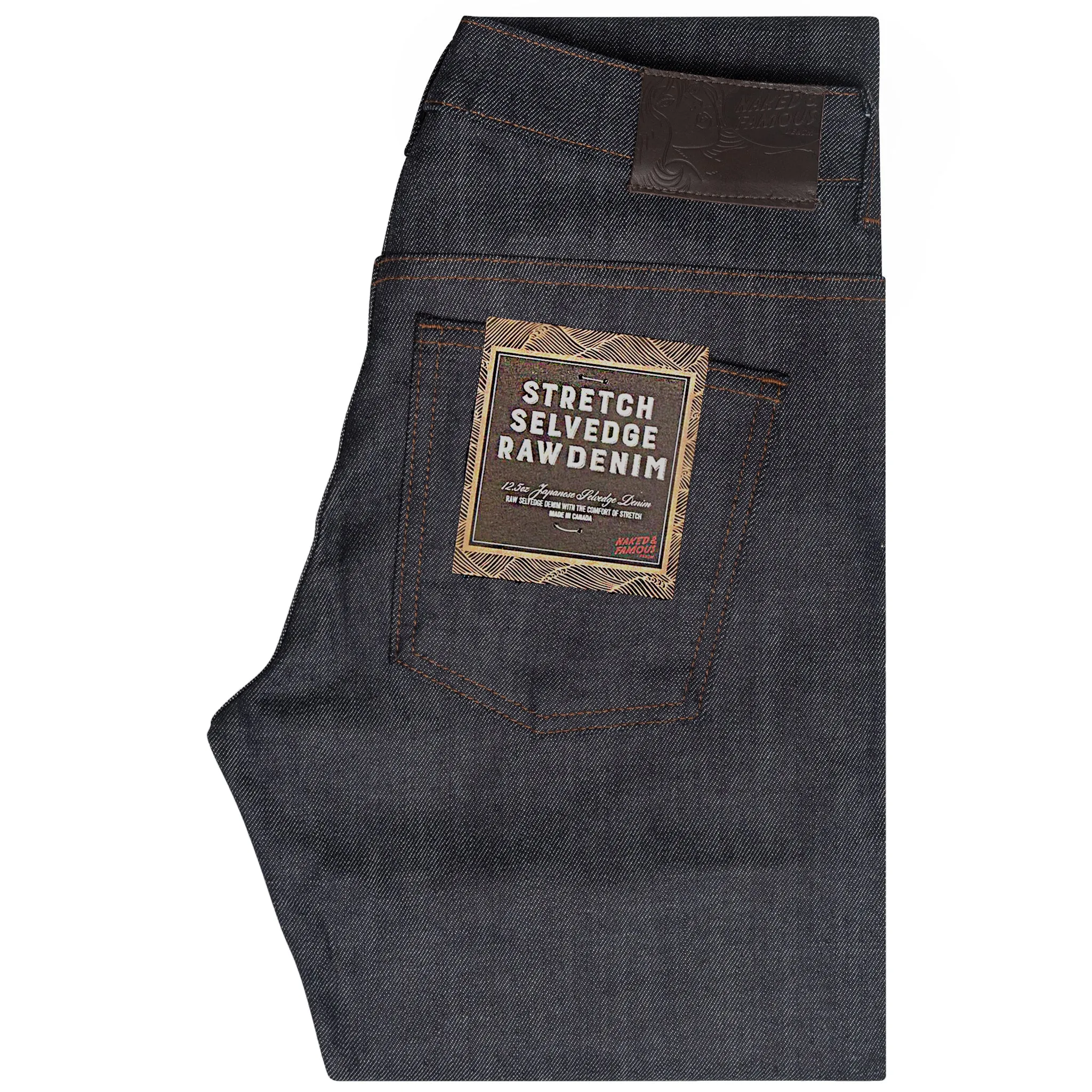 Women's - Boyfriend- Stretch Selvedge Raw Denim