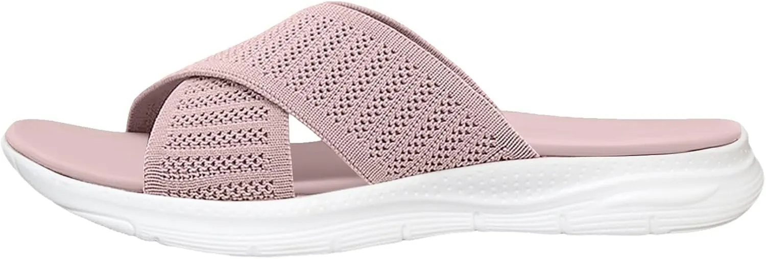 Womens Comfortable Slippers Comfortable Recovery Orthopedic Walking Plantar Fasciitis Slides Flip Flops Casual Shoes With Arch Support