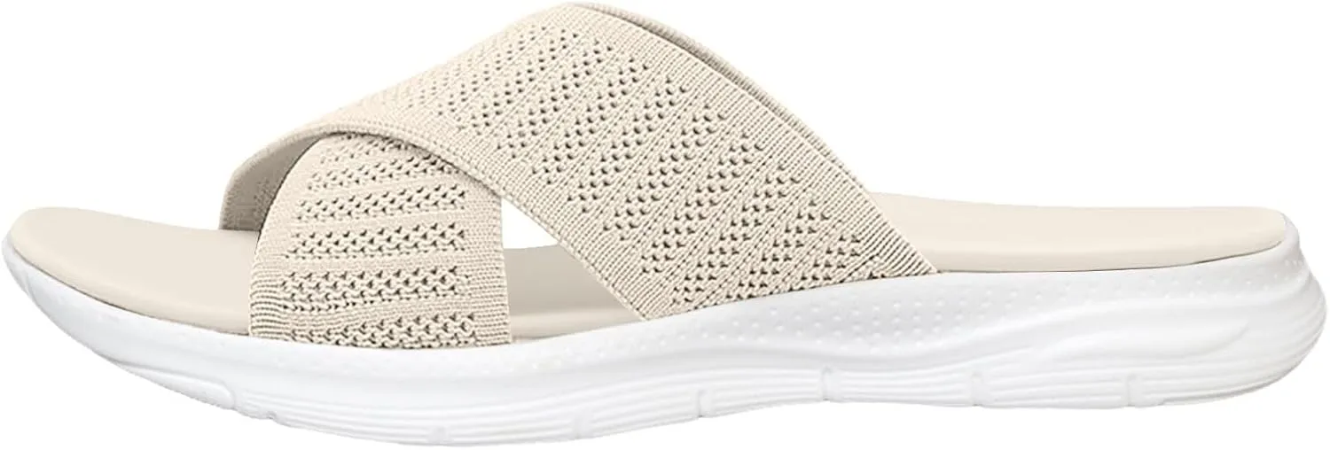 Womens Comfortable Slippers Comfortable Recovery Orthopedic Walking Plantar Fasciitis Slides Flip Flops Casual Shoes With Arch Support