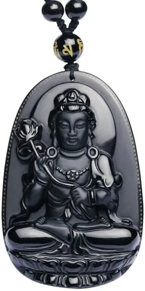 Women's Necklaces Men's Necklaces Pure Natural Green Jade Dragon Phoenix Bodhisattva Buddha Kwan-Yin The Eight Trigrams Pendant Necklace Gem Amulet
