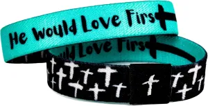 WWJD Bracelet - Elastic Wristbands for Teen Girls: Bible Verse Bracelet, 'What Would Jesus Do' 1 Pack