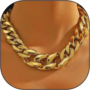 YOOESTORES82 Chunky Gold Cuban Chain Choker Necklaces,Trendy Punk Hip Hop Style Link Chain Necklaces,Dainty Exaggerated Accessories Jewelry Gifts for Women