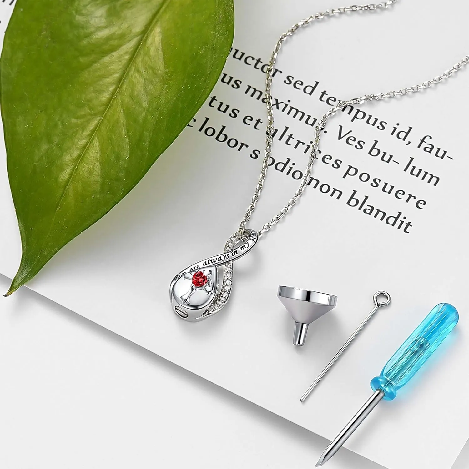 ZOEXUE Infinity Cross Cremation Jewelry - S925 Sterling Silver Cross Urn Necklace for Women - Birthstone Cross with Heart CZ Ashes Keepsake Pendant Memorial Urn Jewelry Gift for A Loss Loved Ones